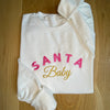 Santa Baby Sweatshirt White